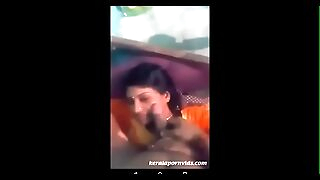 Kerala Adimali Malayalam 37 yrs older married beautiful and hot housewife aunty (orange chudidhar) kissed and she sucking full bare Linu’s dick at the bedroom cot super lay into viral porn video-4 @ 09.09.2017 # Part 4&