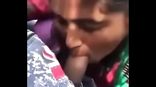 Indian couple sucking.