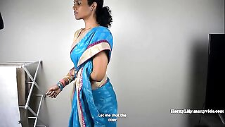 South Indian Mother Lets Her Son Banneret Off Then Fuck Her (Tamil)